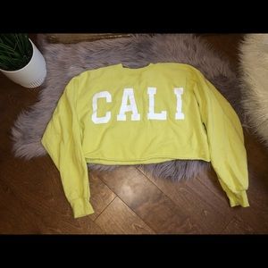 target cropped CALI sweatshirt